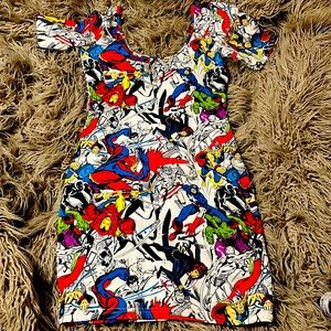 MARVEL Comics Print Bodycon Dress. Never worn.